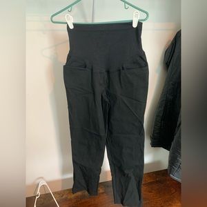 Old Navy Maternity Pixie black ankle pants